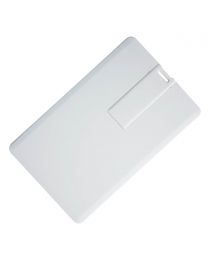 1GB White Custom Business Card USB Drive