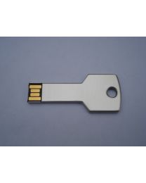 1GB Silver Custom Key USB Drive