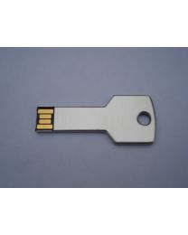 1GB Silver Custom Key USB Drive