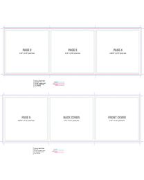 Jewel Case 6 Page Folder Template