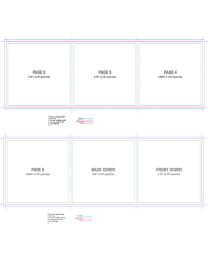 Jewel Case 6 Page Folder Template