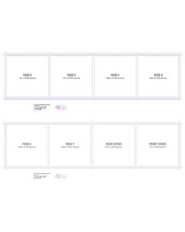 Jewel Case 8 Page Folder Roll Template