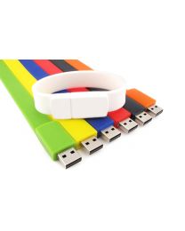 1GB Blue Custom Wristband USB Drive