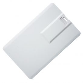 1GB White Custom Business Card USB Drive