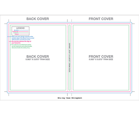 Blu-ray Case Templates