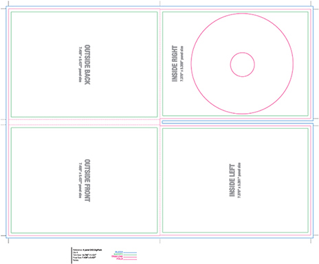 DVDigipak Templates